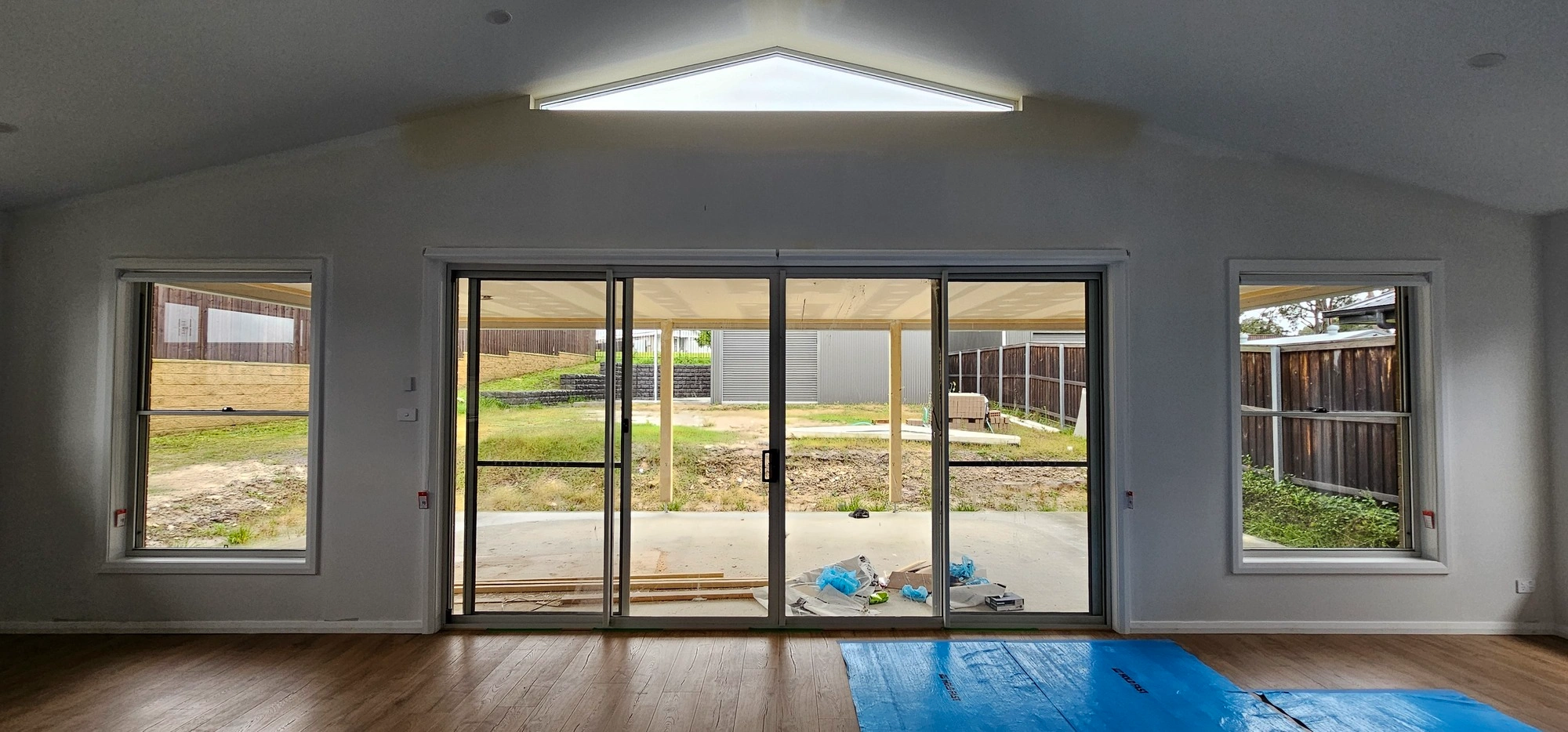 Rollers over Sliding Doors New Build 1
