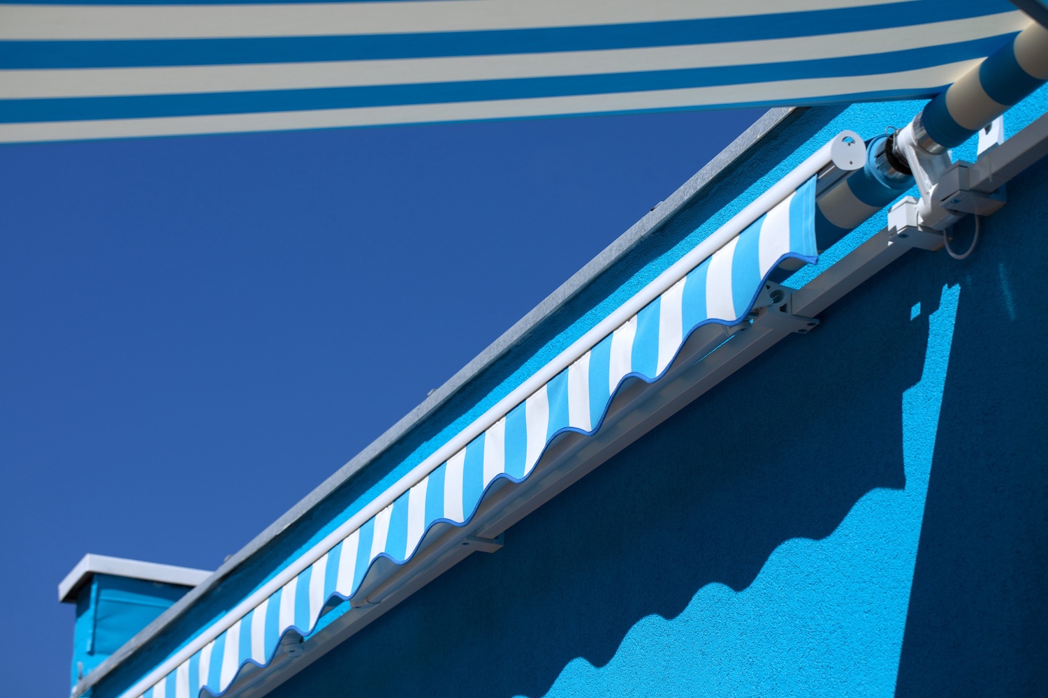 Sew What Blinds and Awnings Folding Arm Awning 1